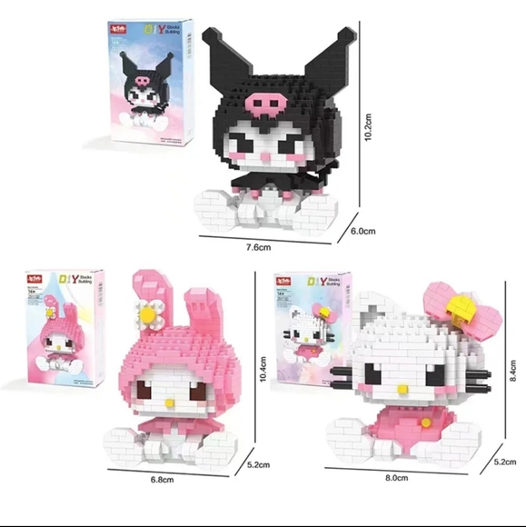 Kuromi Interlocking Bricks Set DIY - Picture 4 of 14